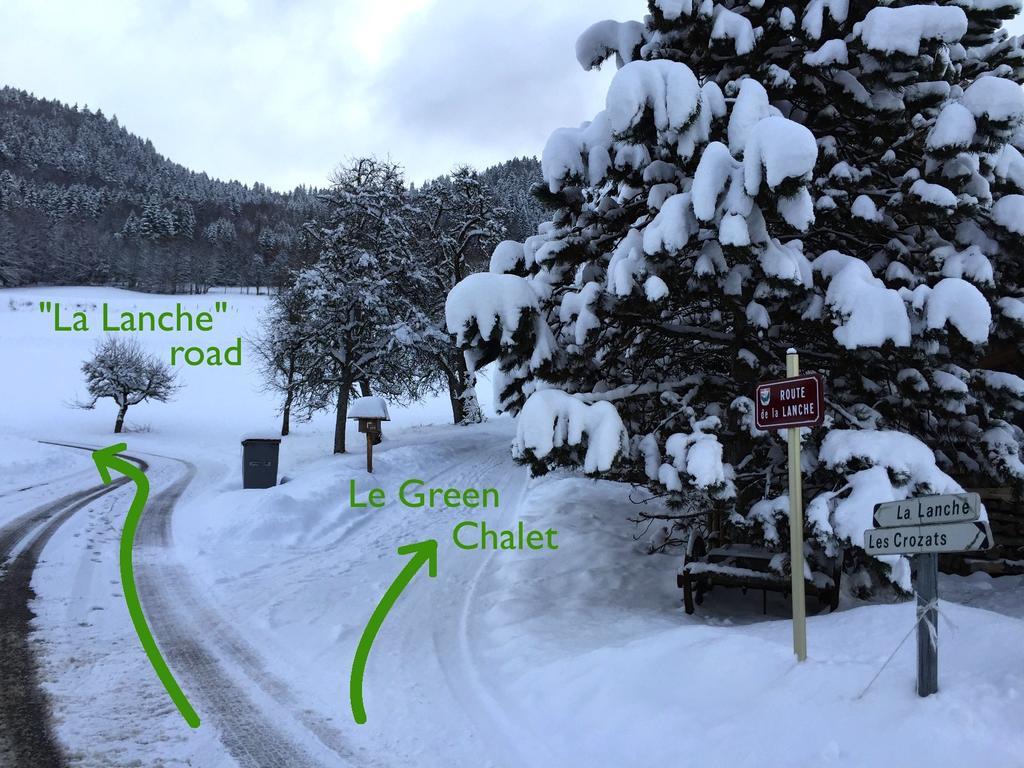 Le Green Chalet Villard-sur-Boege Exteriör bild